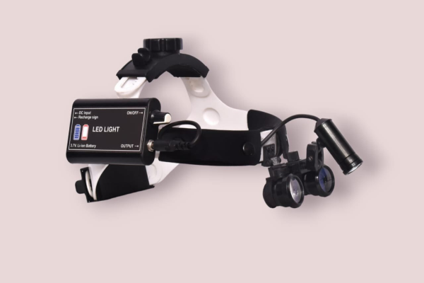 Surgical Head light With Loupe 2.5x